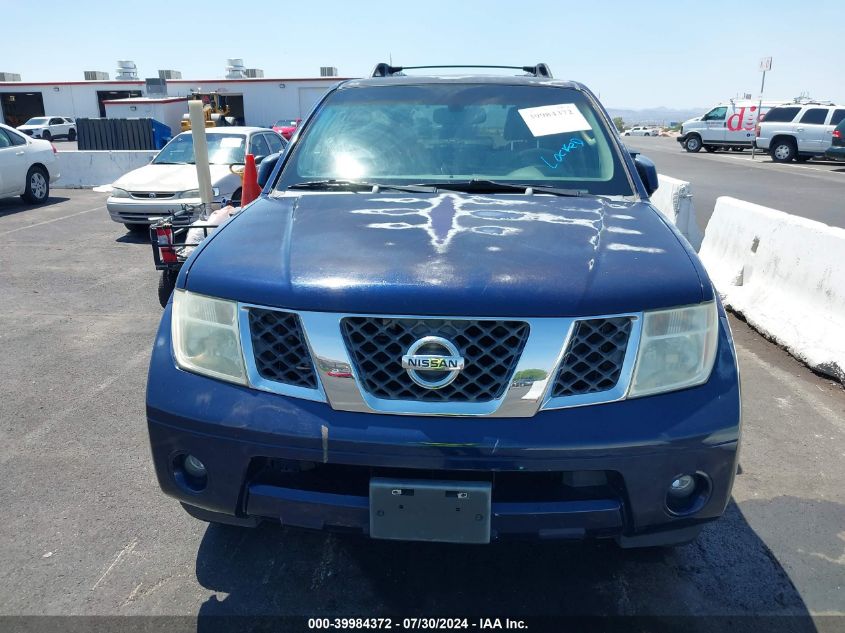 2007 Nissan Pathfinder Le VIN: 5N1AR18U37C617680 Lot: 39984372