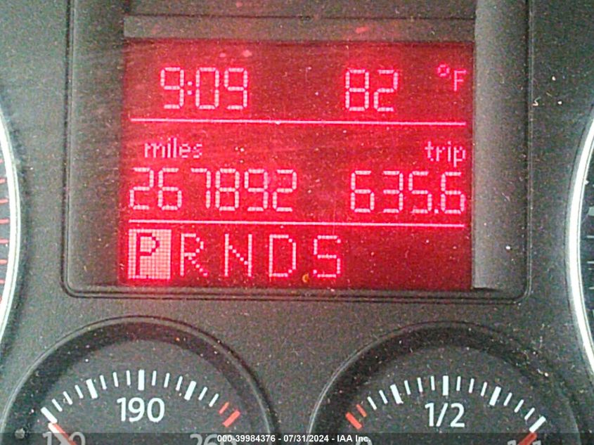 2009 Volkswagen Jetta S VIN: 3VWJM71K19M162115 Lot: 39984376