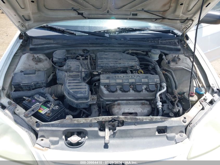 2003 Honda Civic Lx VIN: 2HGES16573H623447 Lot: 39984415