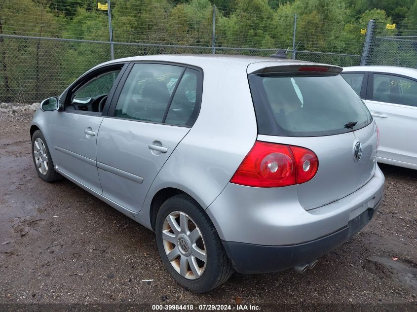 2009 Volkswagen Rabbit S VIN: WVWDB71K59W146425 Lot: 39984418