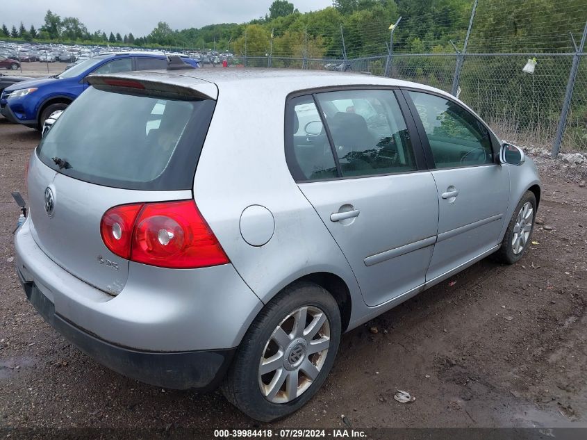 2009 Volkswagen Rabbit S VIN: WVWDB71K59W146425 Lot: 39984418