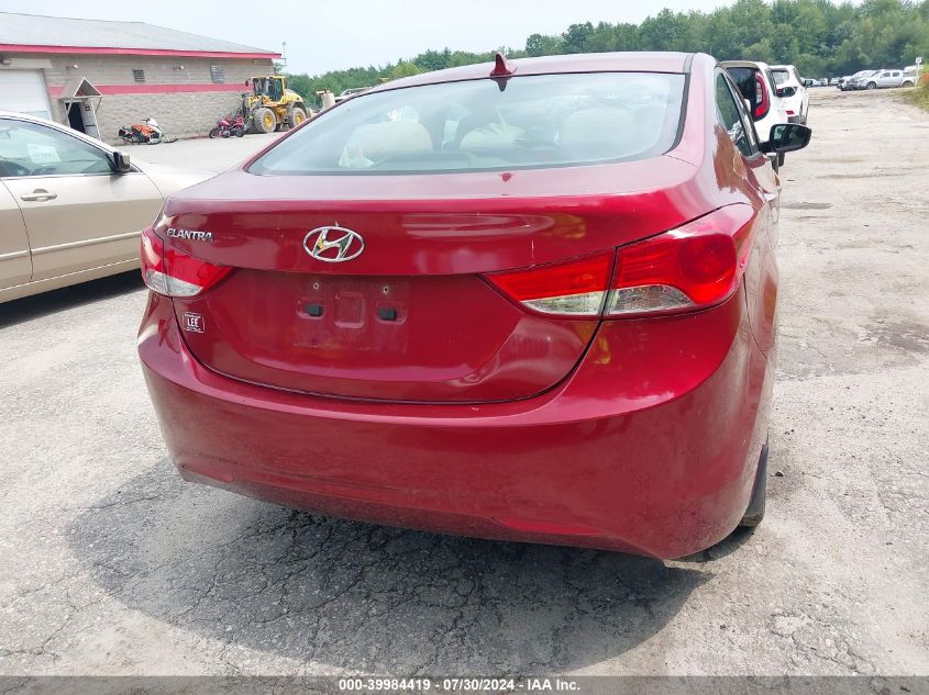 2013 Hyundai Elantra Gls/Limited VIN: 5NPDH4AE2DH190372 Lot: 39984419
