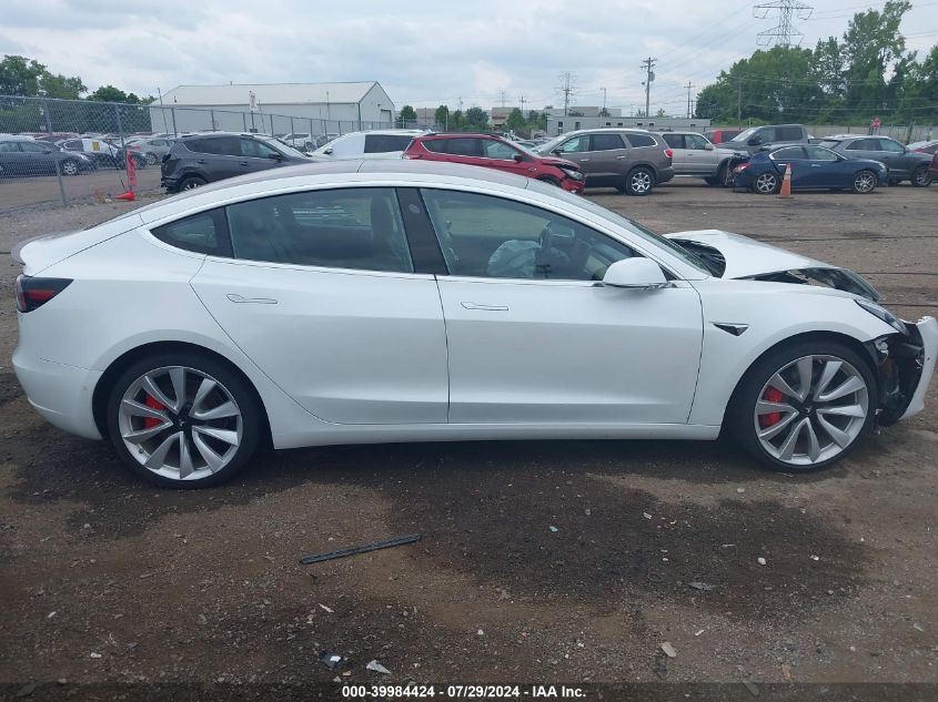 2019 Tesla Model 3 Long Range/Performance VIN: 5YJ3E1EB2KF214037 Lot: 39984424