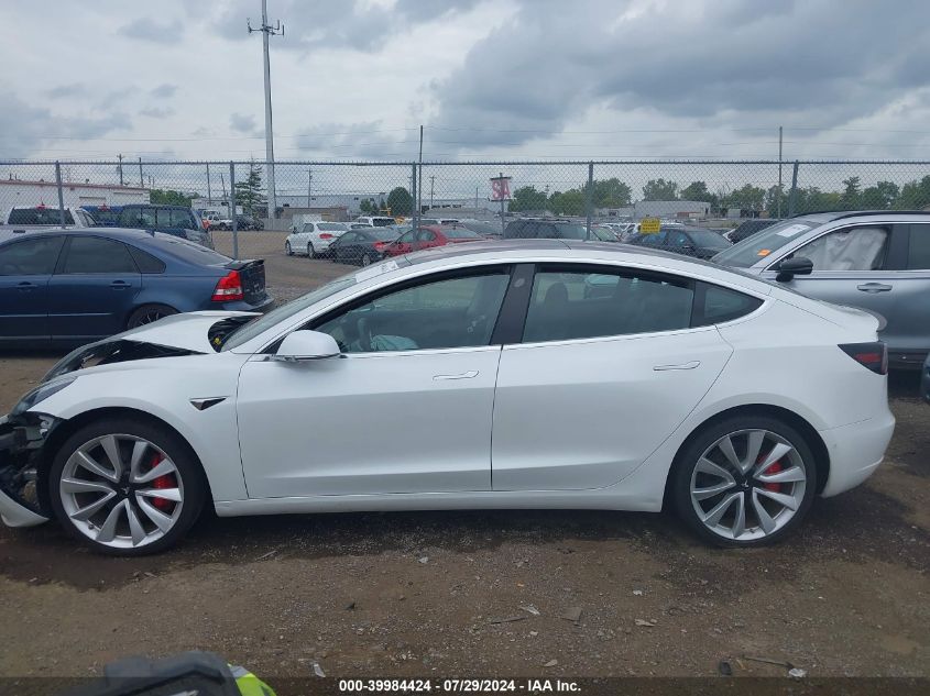 2019 Tesla Model 3 Long Range/Performance VIN: 5YJ3E1EB2KF214037 Lot: 39984424