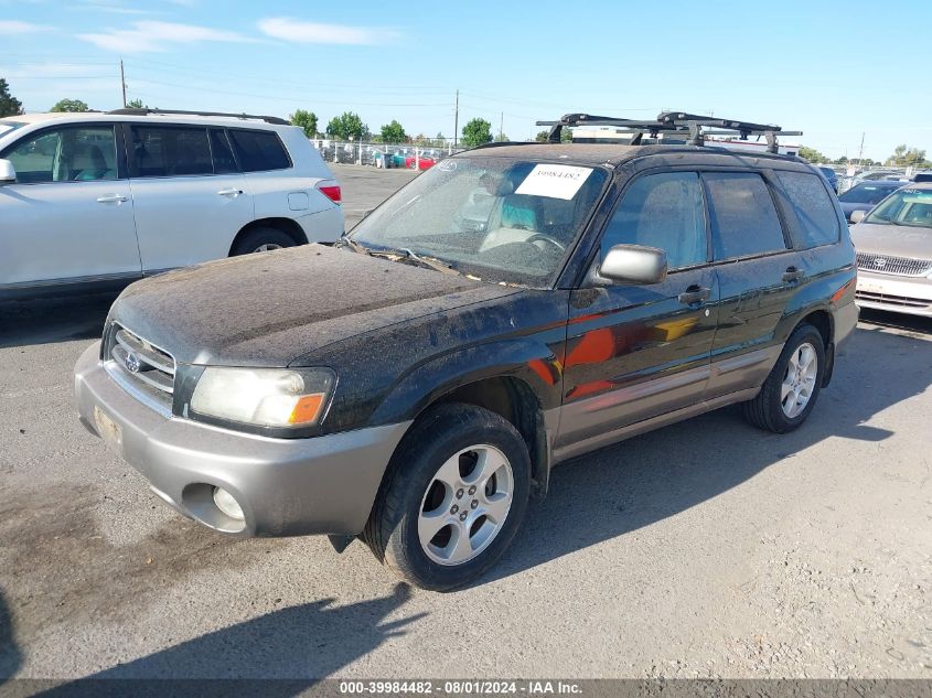 2003 Subaru Forester VIN: JF1SG656336722374 Lot: 39984482