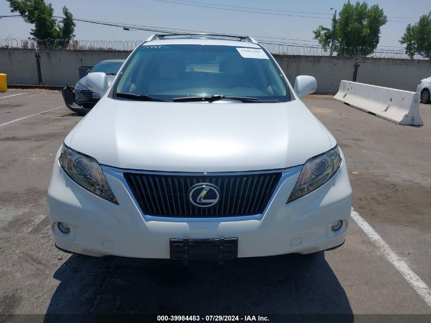2011 Lexus Rx 350 VIN: JTJZK1BA9B2411317 Lot: 39984483