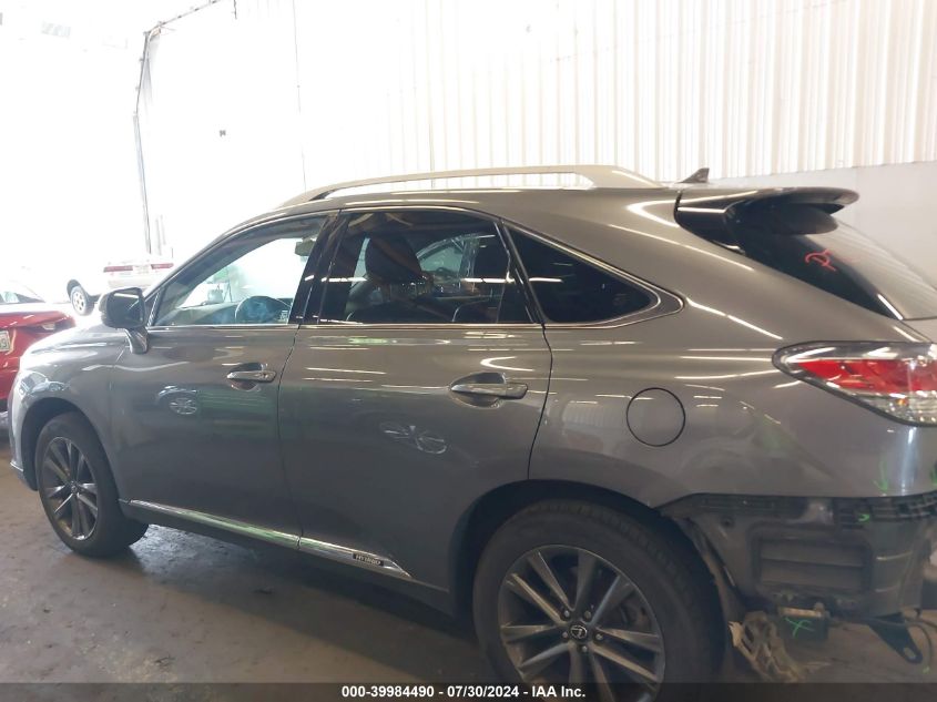 2013 Lexus Rx 450H VIN: JTJBC1BA4D2056347 Lot: 39984490