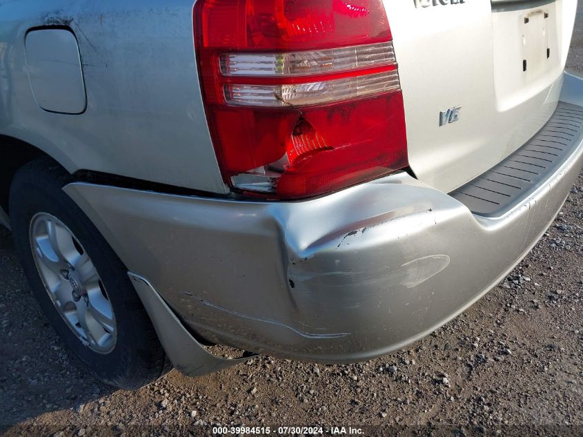 2003 Toyota Highlander Limited V6 VIN: JTEGF21A030111406 Lot: 39984515