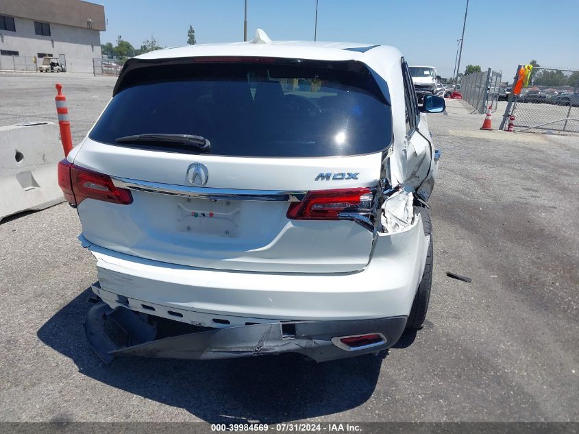 2014 Acura Mdx VIN: 5FRYD3H20EB009982 Lot: 39984569