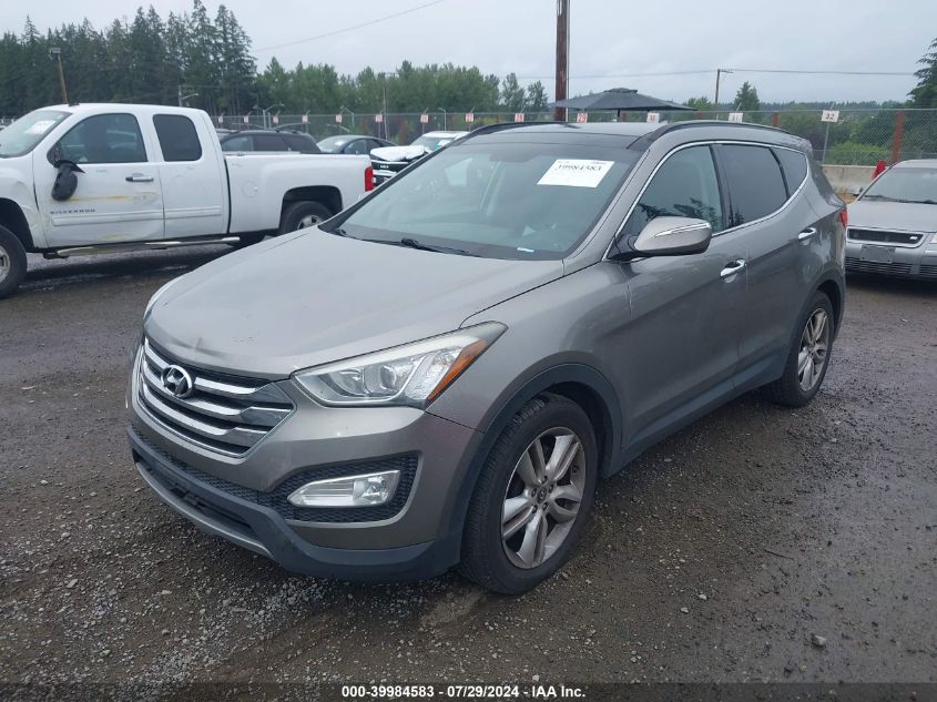 2014 Hyundai Santa Fe Sport 2.0L Turbo VIN: 5XYZWDLAXEG132525 Lot: 39984583