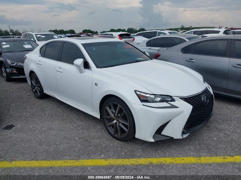 VIN JTHBZ1BLXJA013831 2018 Lexus GS, 350 F Sport no.1