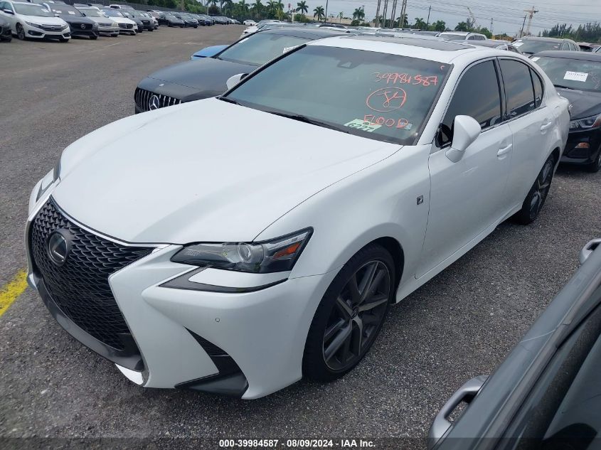 VIN JTHBZ1BLXJA013831 2018 Lexus GS, 350 F Sport no.2