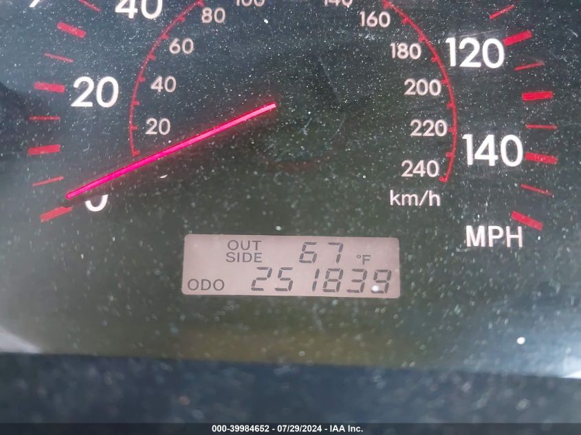 2005 Toyota Corolla Xrs VIN: 2T1BY30E55C320006 Lot: 39984652