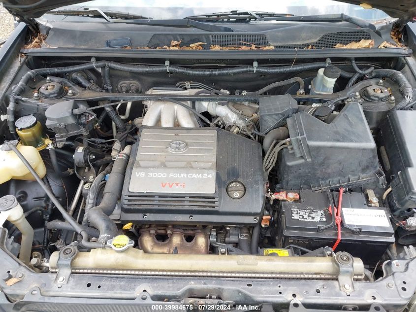 2001 Toyota Highlander V6 VIN: JTEGF21A710004009 Lot: 39984675