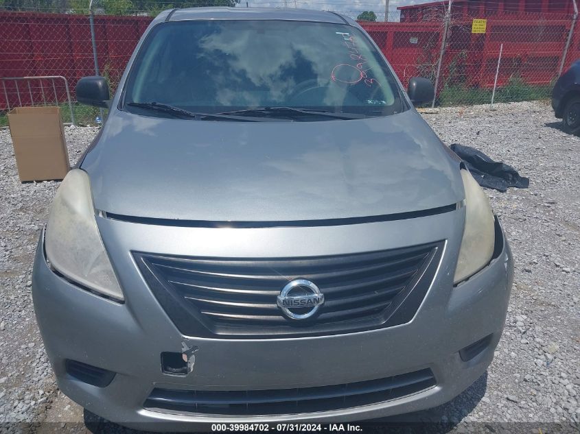 2013 Nissan Versa 1.6 S+ VIN: 3N1CN7APXDL877187 Lot: 39984702