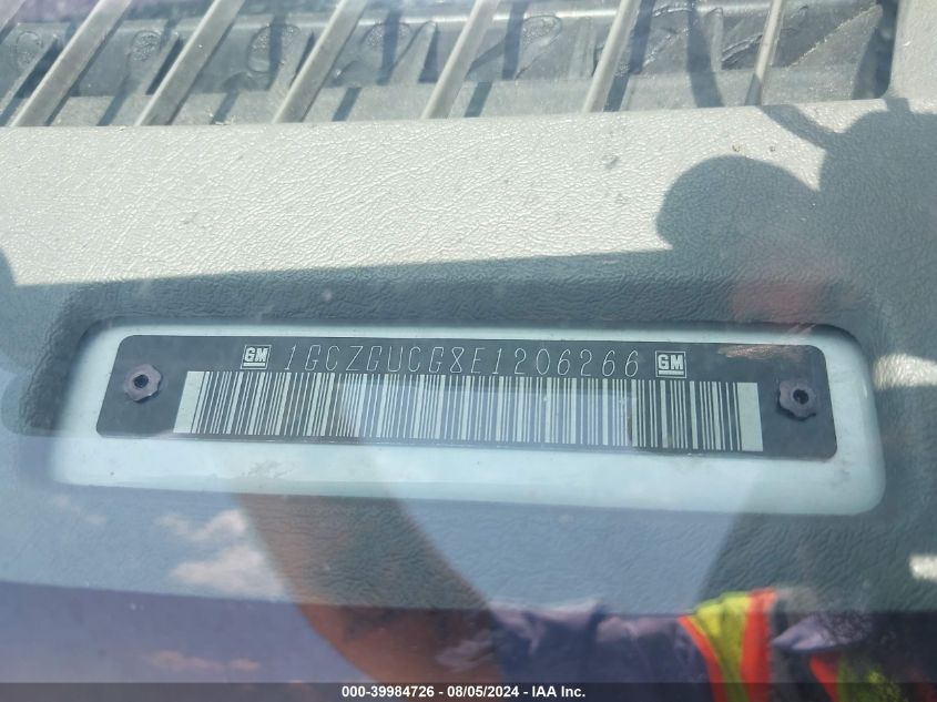 2014 Chevrolet Express 3500 Work Van VIN: 1GCZGUCG8E1206266 Lot: 39984726