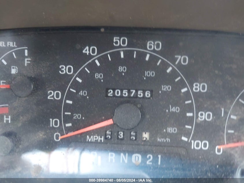 2000 Ford F-250 VIN: 1FTNX21S5YEE38170 Lot: 39984740