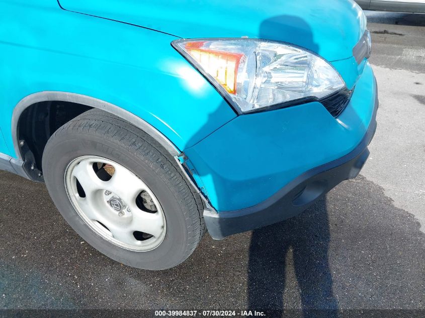 2007 Honda Cr-V Lx VIN: JHLRE38347C021695 Lot: 39984837