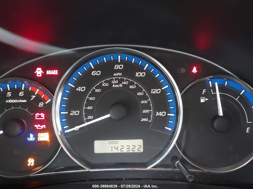 2011 Subaru Forester 2.5X VIN: JF2SHABC2BG773286 Lot: 39984839