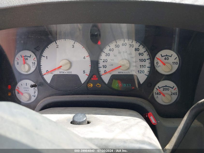 2006 Dodge Ram 2500 Slt/Trx4 Off Road/Sport/Power Wagon VIN: 1D7KS28C86J117332 Lot: 39984840