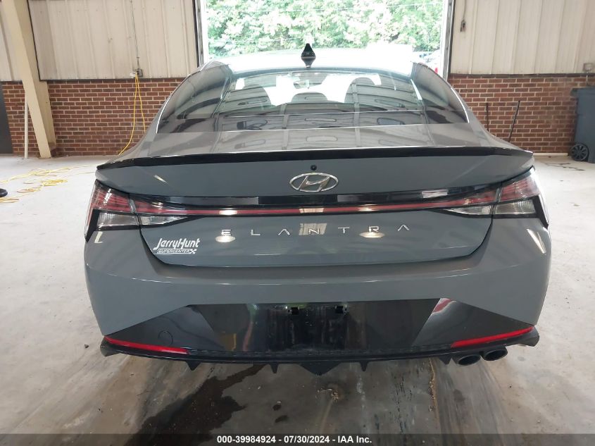 2022 Hyundai Elantra N Line VIN: KMHLR4AFXNU370011 Lot: 39984924