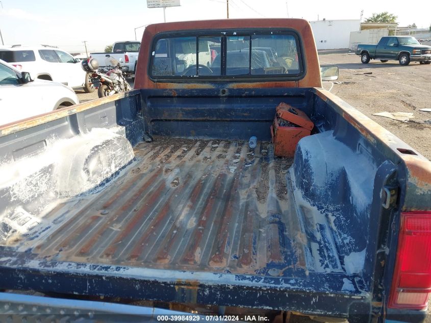 1985 Ford Ranger VIN: 1FTBR11A0FUB21575 Lot: 39984929