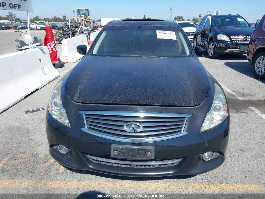 2012 Infiniti G37 Sport VIN: JN1CV6APXCM930341 Lot: 39984941