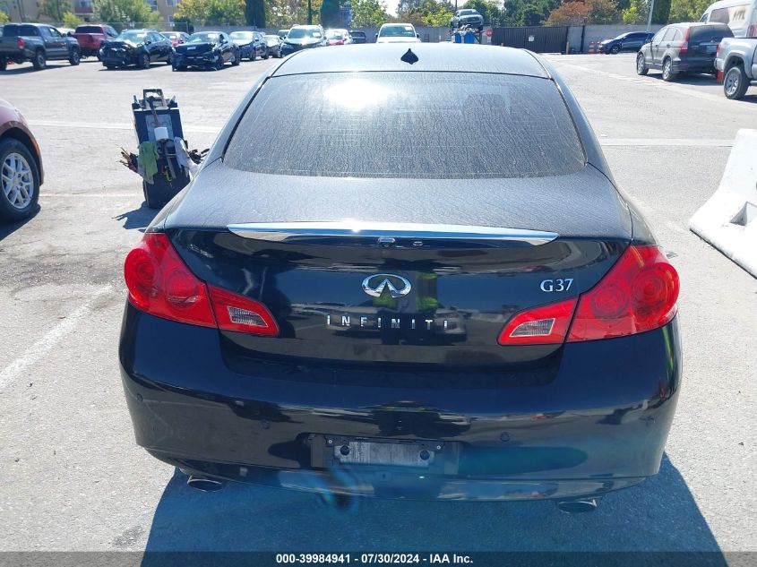 2012 Infiniti G37 Sport VIN: JN1CV6APXCM930341 Lot: 39984941