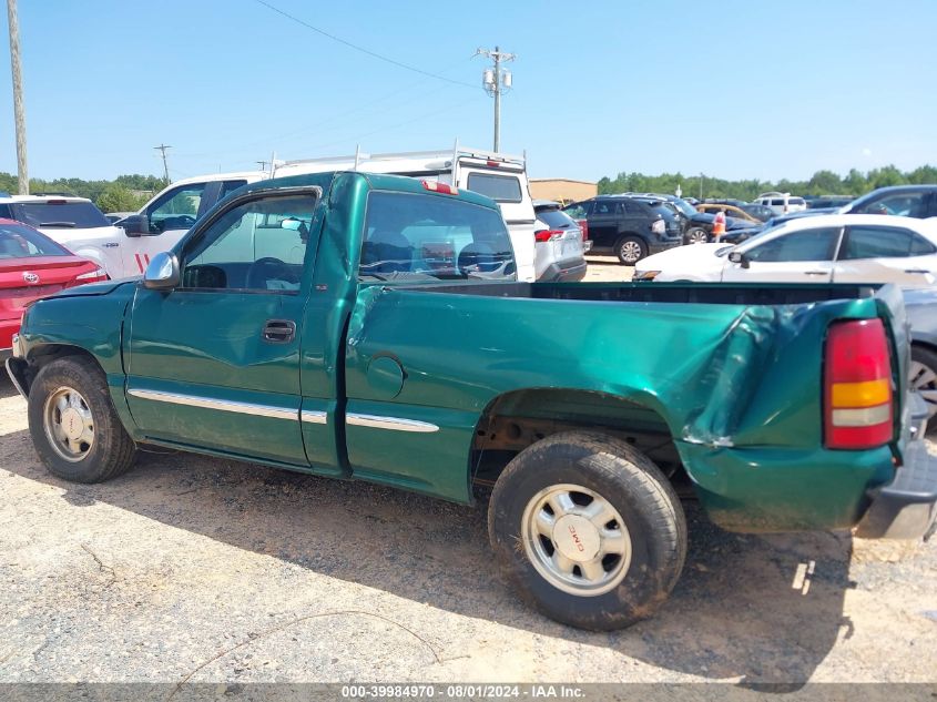 1999 GMC Sierra 1500 Sle VIN: 1GTEC14T9XZ502082 Lot: 39984970