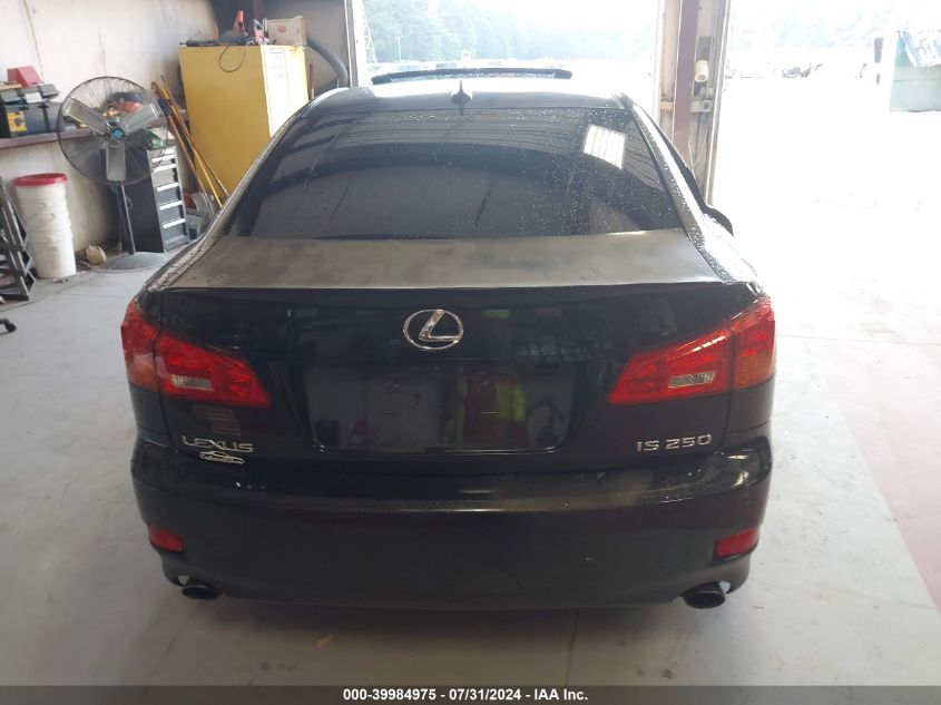 2008 Lexus Is 250 VIN: JTHBK262X85085191 Lot: 39984975