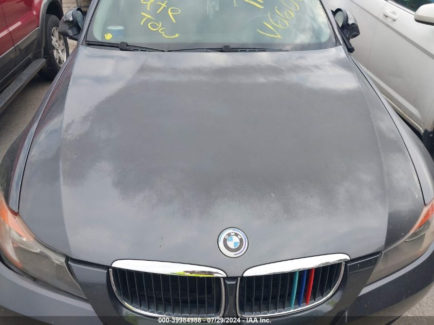 2007 BMW 328I VIN: WBAVA33597PV66085 Lot: 39984988