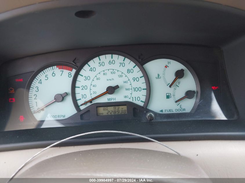 2003 Toyota Corolla Ce/Le/S VIN: 2T1BR32E53C144744 Lot: 39984997