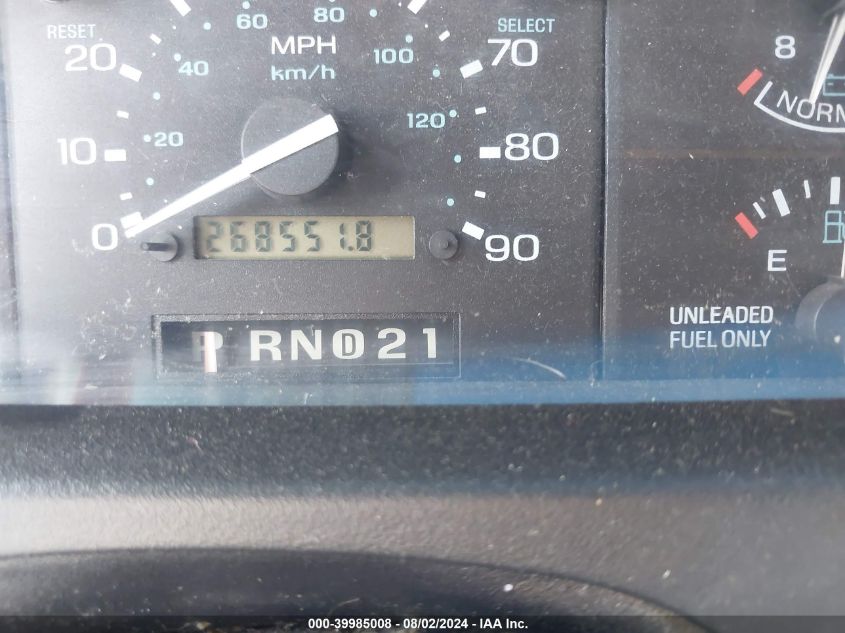 1997 Ford Aerostar Xlt VIN: 1FMDA41X1VZA68002 Lot: 39985008