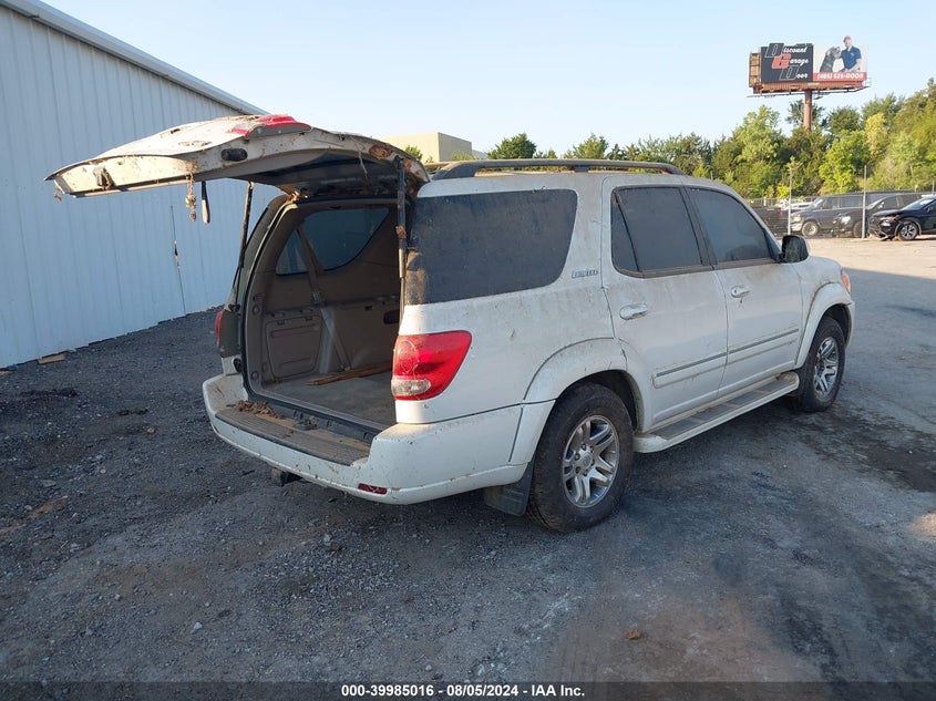 2006 Toyota Sequoia Limited V8 VIN: 5TDZT38A66S265508 Lot: 39985016