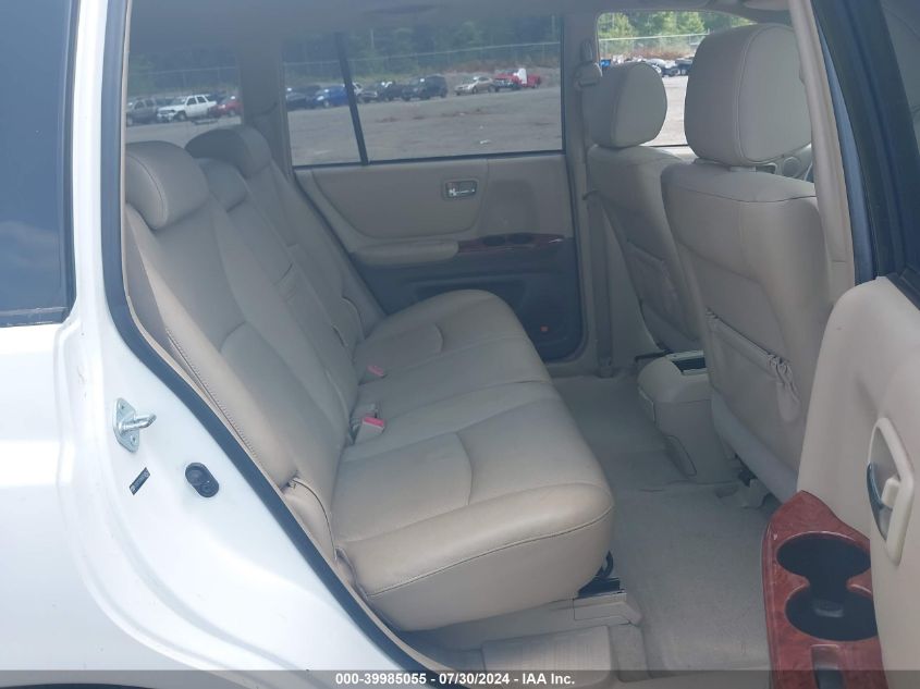 2005 Toyota Highlander Limited V6 VIN: JTEEP21A550108623 Lot: 39985055