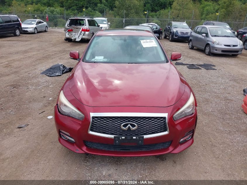 JN1BV7AR1EM698931 2014 Infiniti Q50 Premium