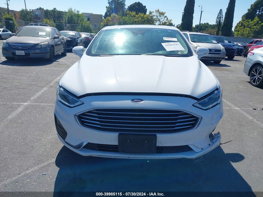 2020 Ford Fusion Hybrid Sel VIN: 3FA6P0MU0LR247838 Lot: 39985115
