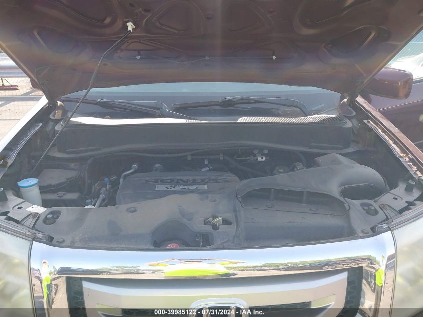 2010 Honda Pilot Ex-L VIN: 5FNYF4H60AB020348 Lot: 39985122