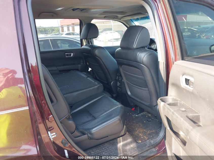 2010 Honda Pilot Ex-L VIN: 5FNYF4H60AB020348 Lot: 39985122