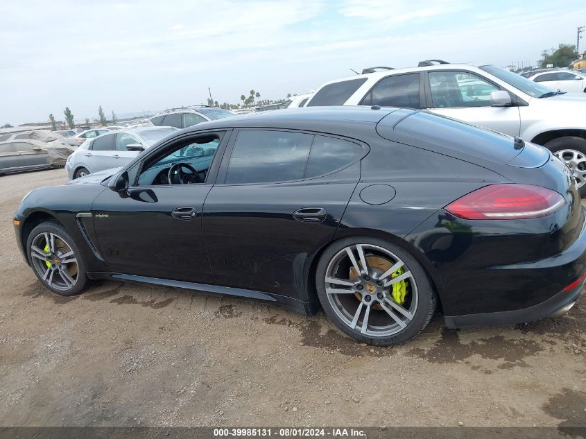 2015 Porsche Panamera E-Hybrid S VIN: WP0AD2A78FL040186 Lot: 39985131