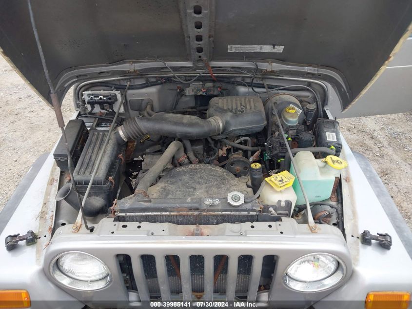 2002 Jeep Wrangler Se VIN: 1J4FA29P72P714330 Lot: 39985141