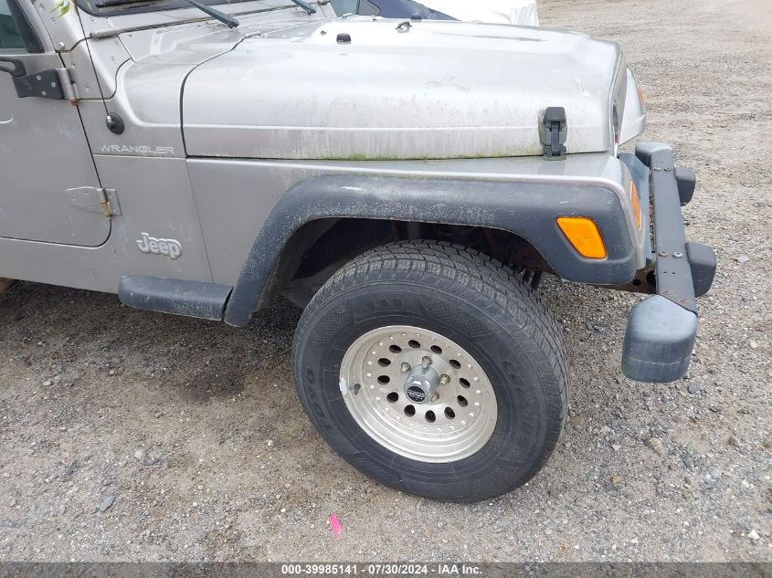 2002 Jeep Wrangler Se VIN: 1J4FA29P72P714330 Lot: 39985141