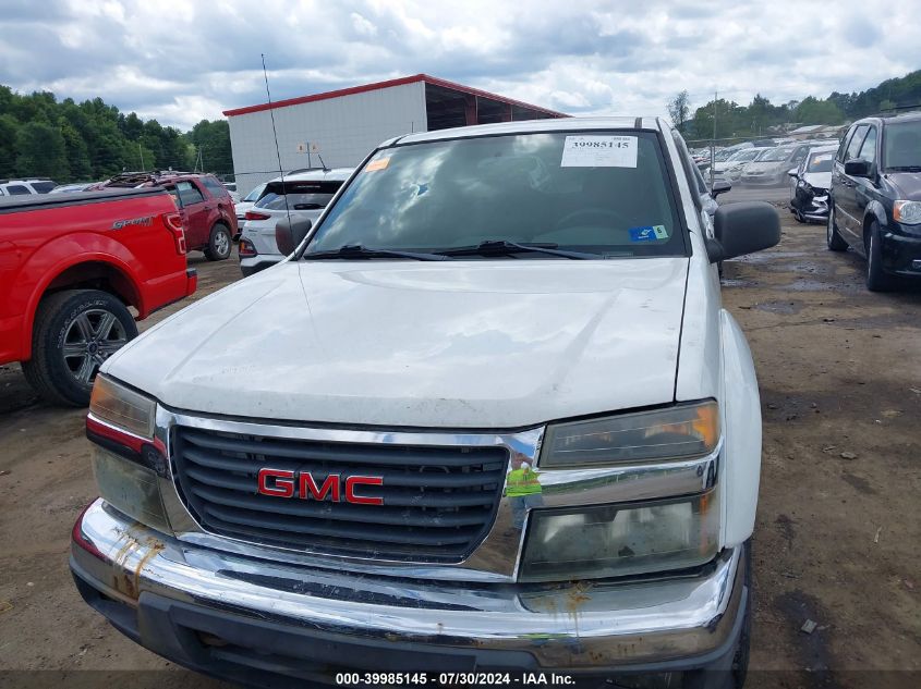 2006 GMC Canyon Sle2 VIN: 1GTDT136X68167927 Lot: 39985145