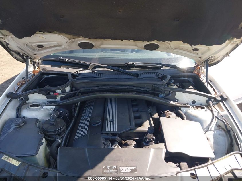 2006 BMW X3 3.0I VIN: WBXPA93426WG79215 Lot: 39985154