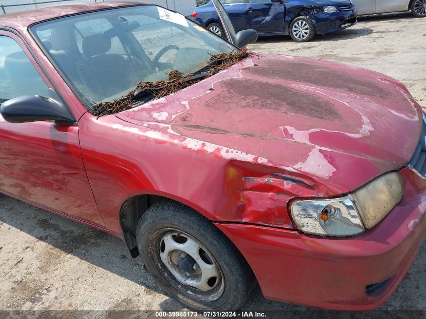 2001 Toyota Corolla Ce VIN: 2T1BR12E91C398474 Lot: 39985173