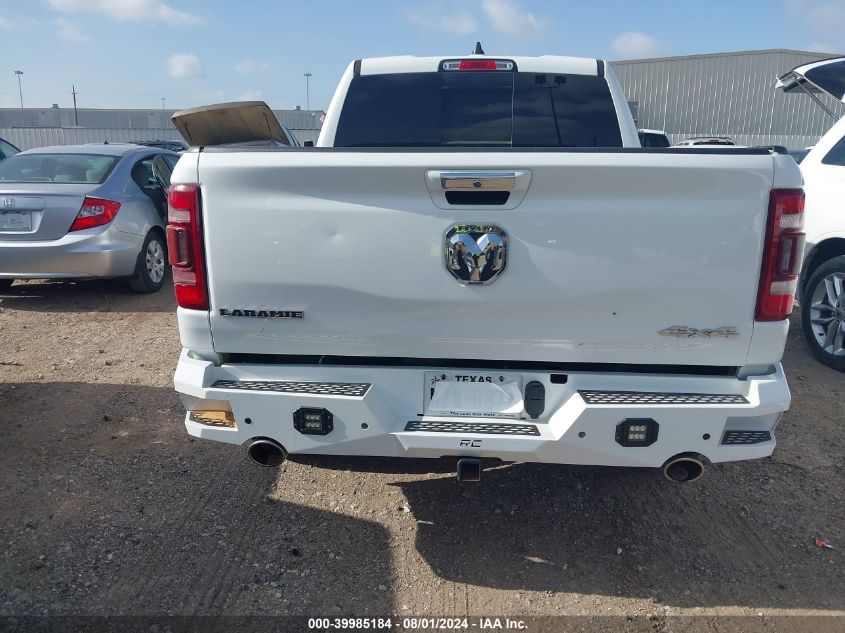 2021 Ram 1500 Laramie 4X4 5'7 Box VIN: 1C6SRFJT1MN522274 Lot: 39985184