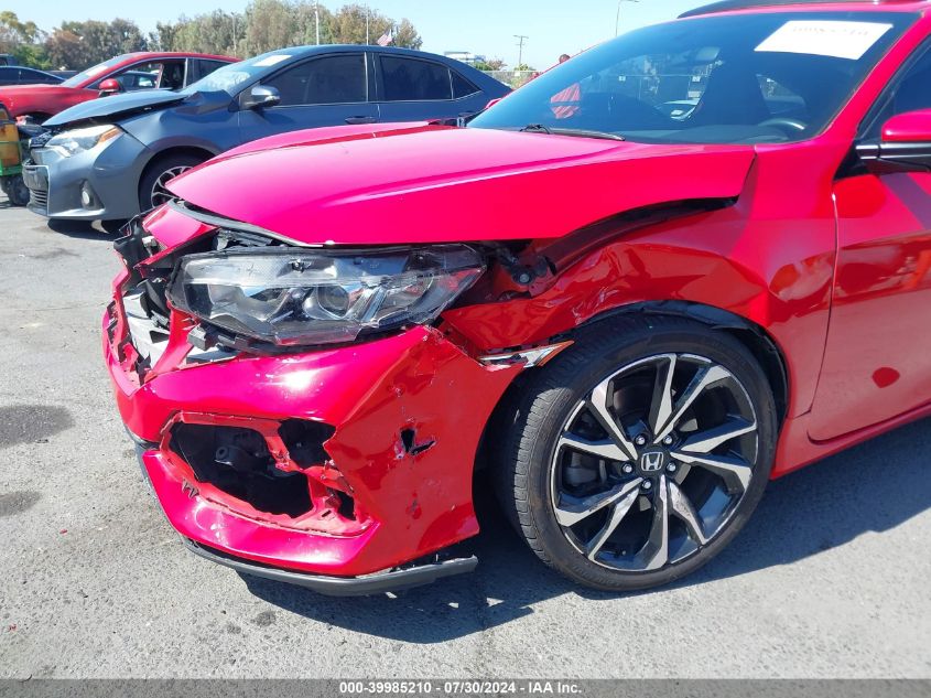 2018 Honda Civic Si VIN: 2HGFC3A58JH753223 Lot: 39985210