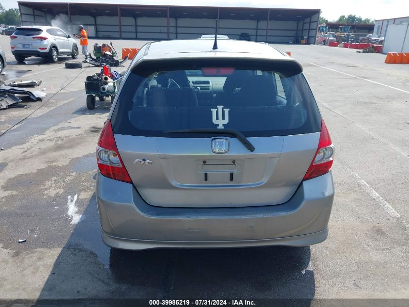 2007 Honda Fit Sport VIN: JHMGD37677S042631 Lot: 39985219