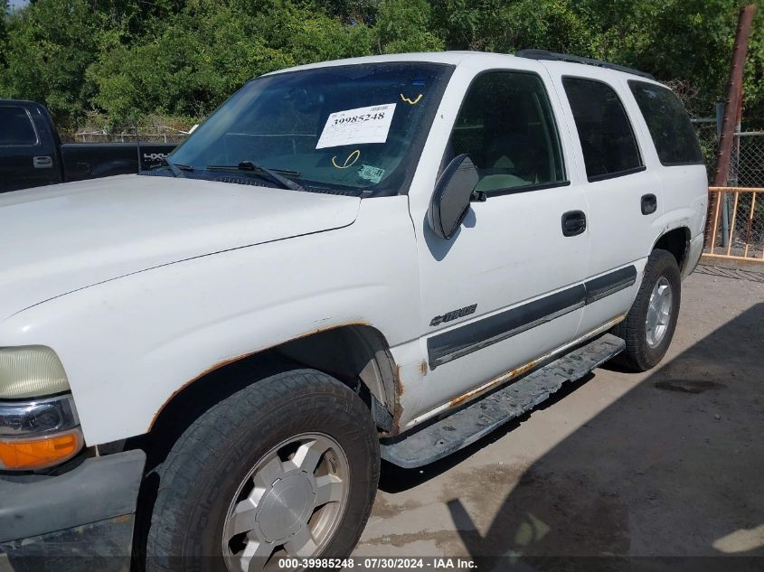 2003 Chevrolet Tahoe Ls VIN: 1GNEC13V43R120191 Lot: 39985248