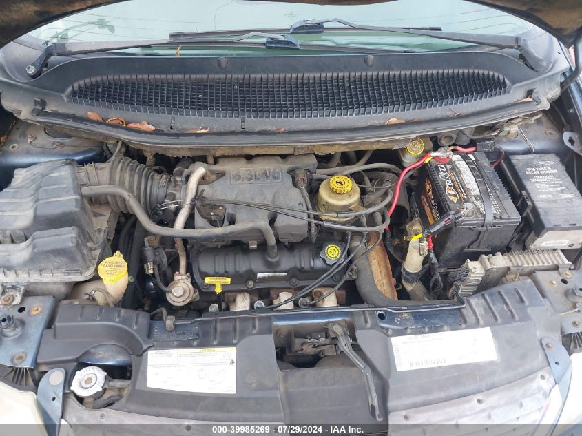 2001 Chrysler Town & Country Lx VIN: 2C4GP44371R379740 Lot: 39985269